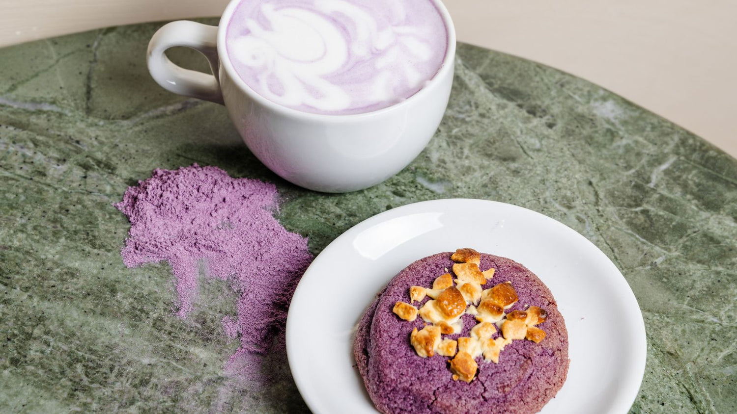 Recette express de l’ube latte maison