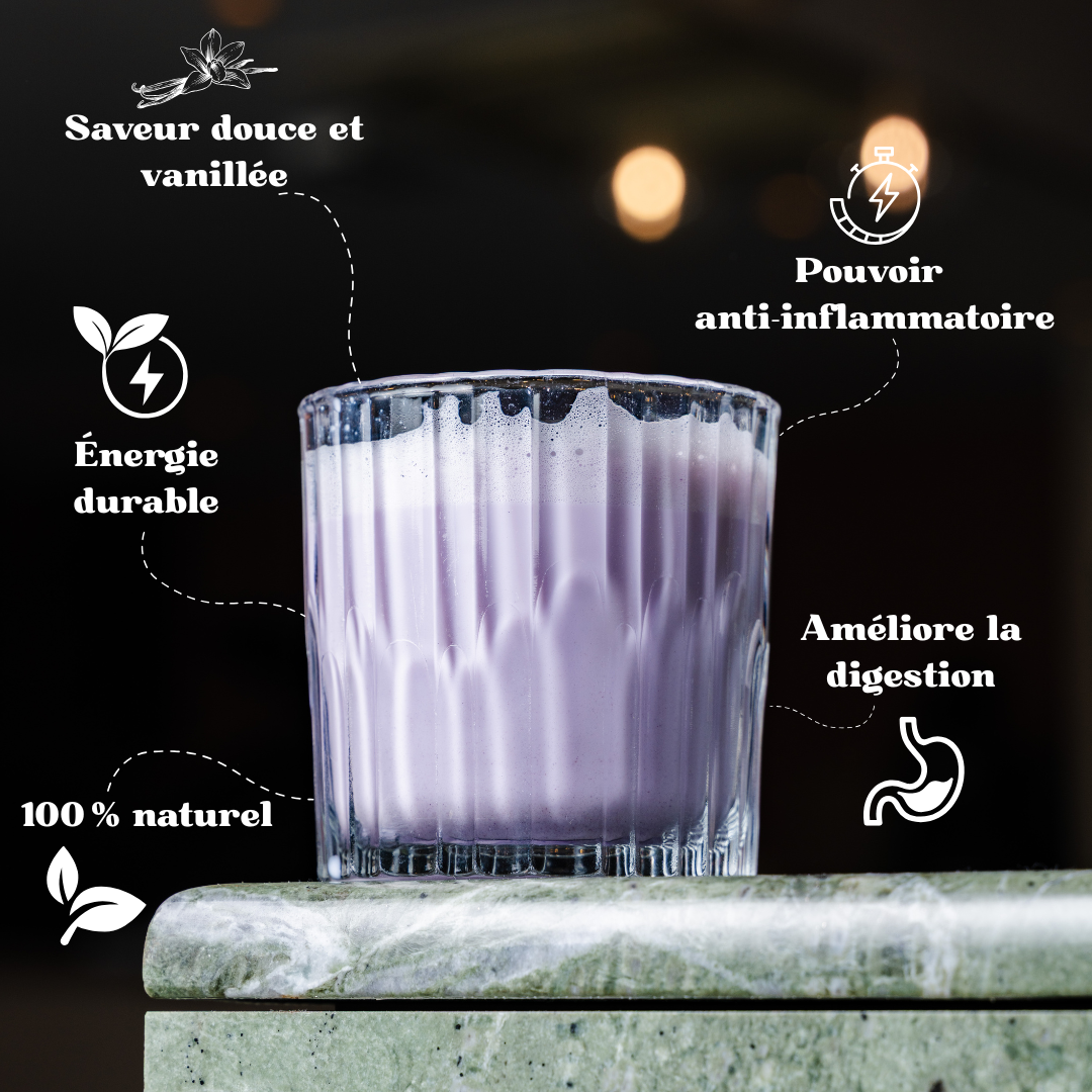 Kit Découverte Yubi – Poudre d’Ube 100g + Bol + Fouet