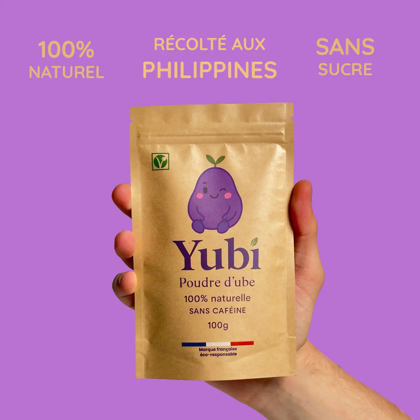 Kit Découverte Yubi – Poudre d’Ube 100g + Bol + Fouet
